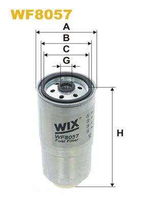 WIX FILTERS Топливный фильтр WF8057